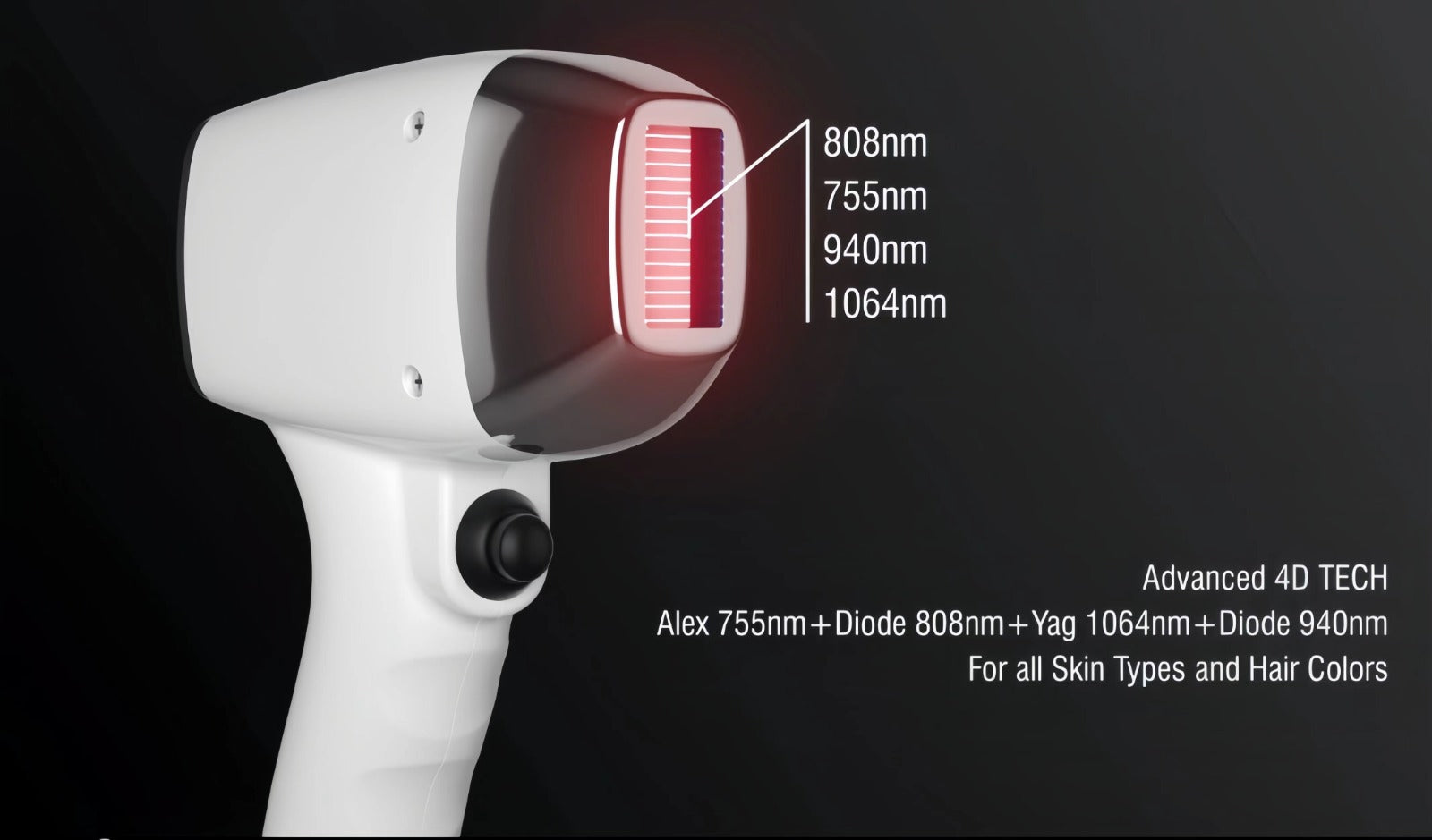 DIODE LASER ICE ULTRA PRO X 4WAVE (dubbele handgreep)