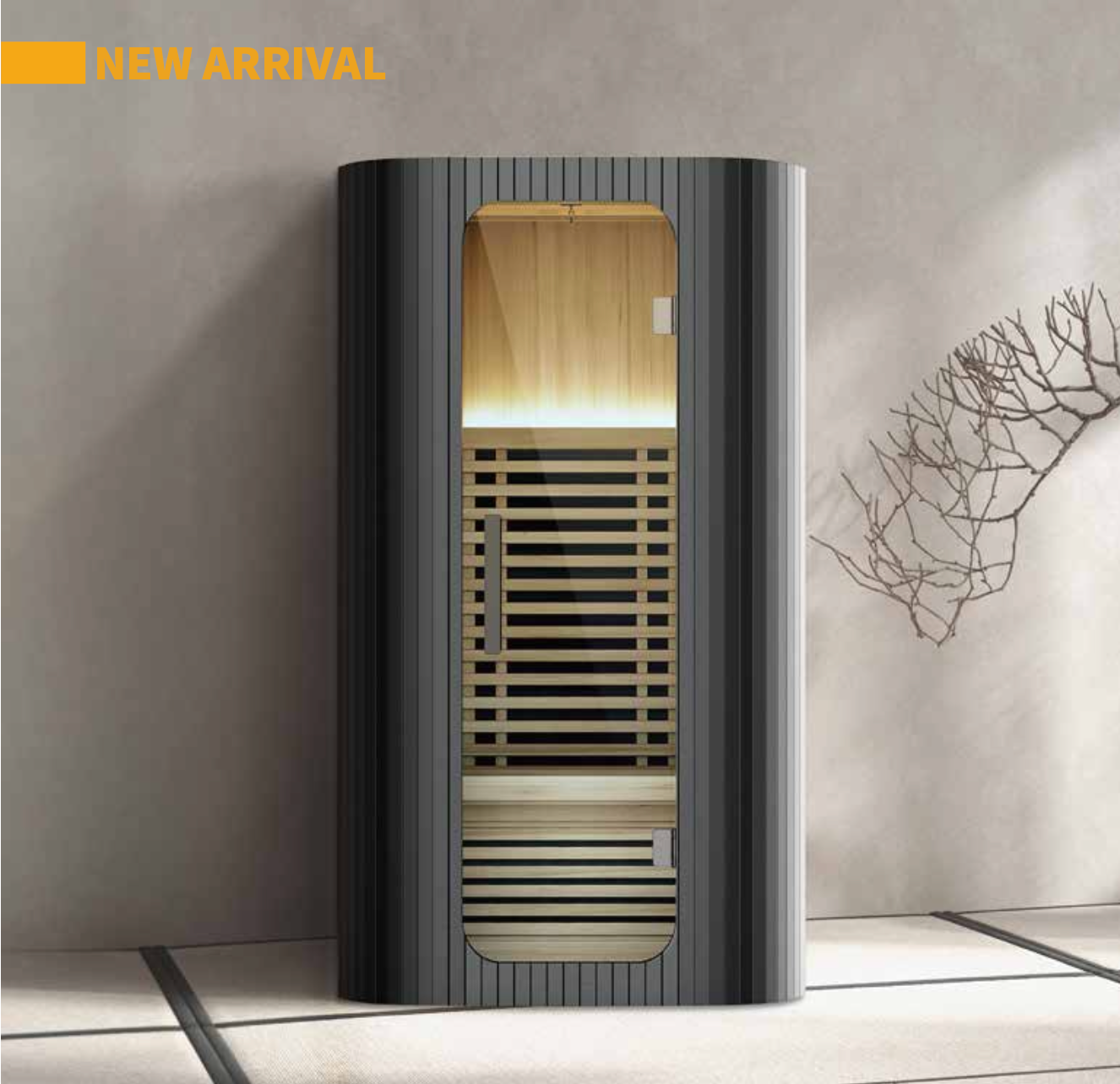 Aurora Duo Black Premium Edition – Infraroodsauna