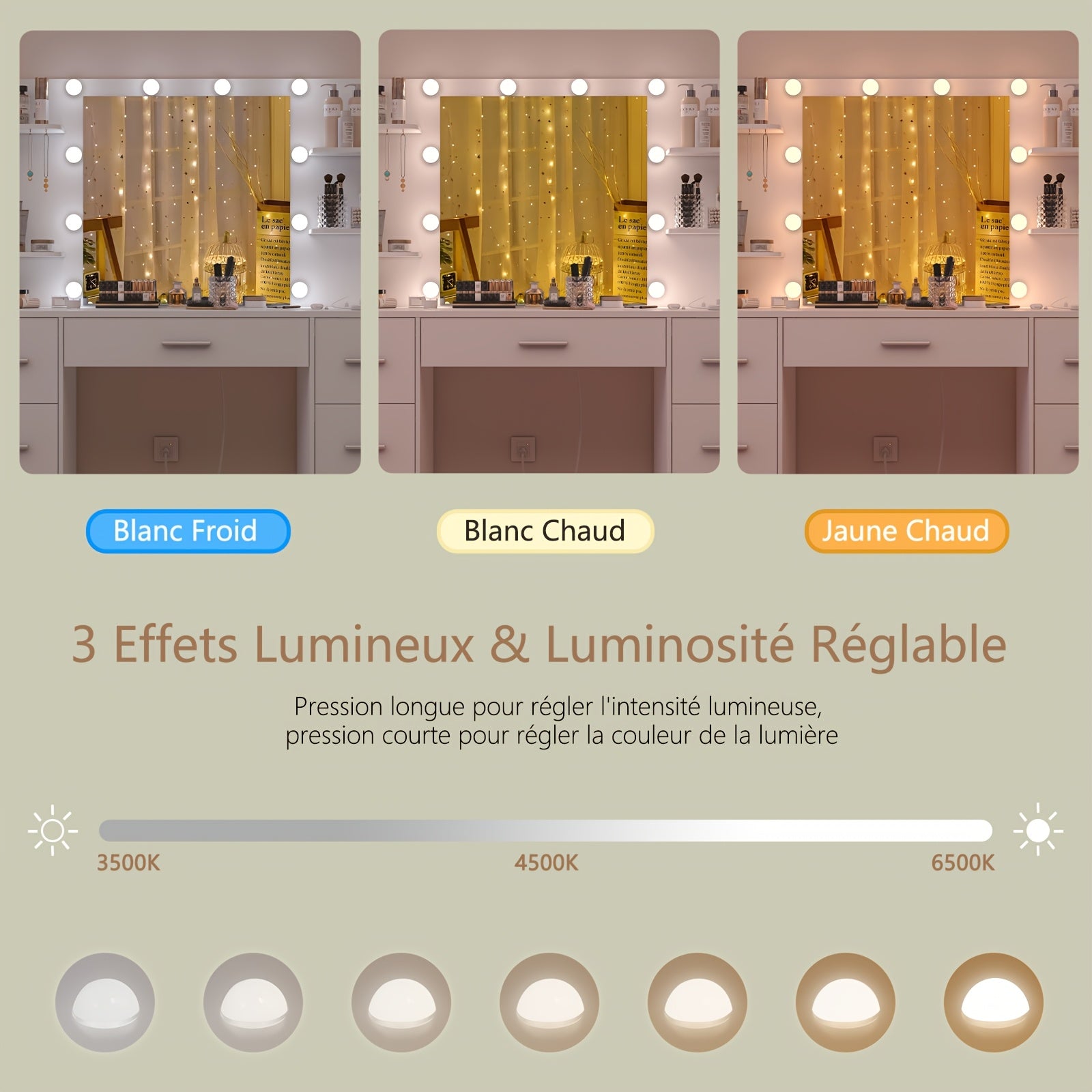 Lumière Beauty Desk