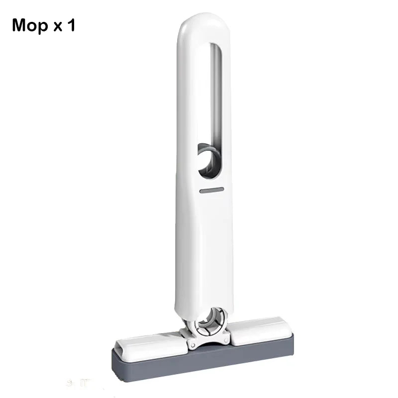 Mini Mop Krachtige Knijp Opvouwbare Vloer Wassen Huisreiniging Mops Zelfknijpen Bureaureiniger Glas Huishoudelijk Reinigingsgereedschap 